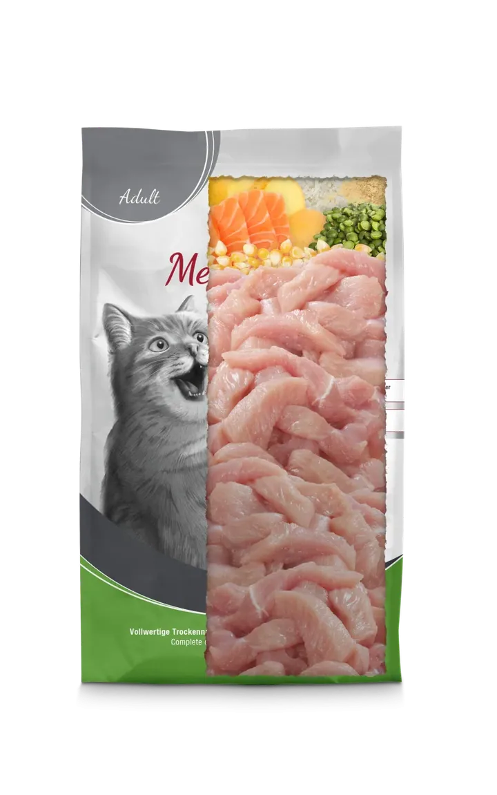 MeatCrisp 생육 원료와 제품