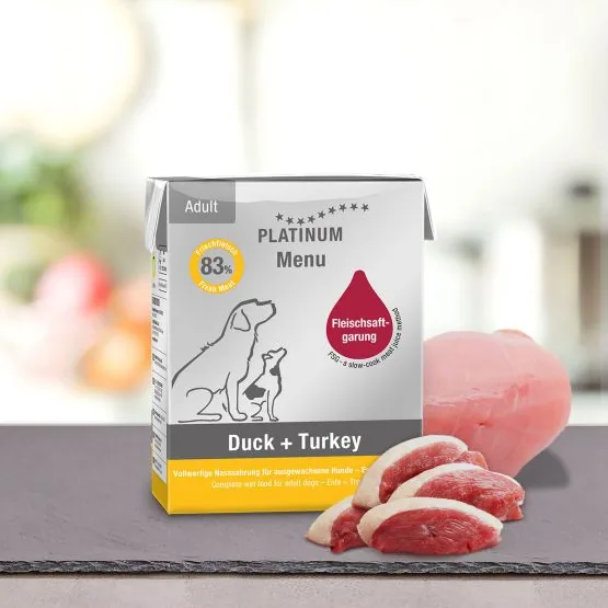 Menu Adult Duck + Turkey
