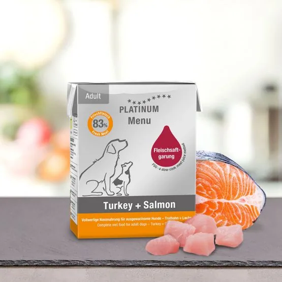 Menu Adult Turkey + Salmon